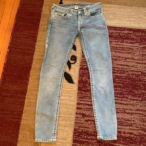 TRUE RELIGION SKINNY JEANS SZ 27